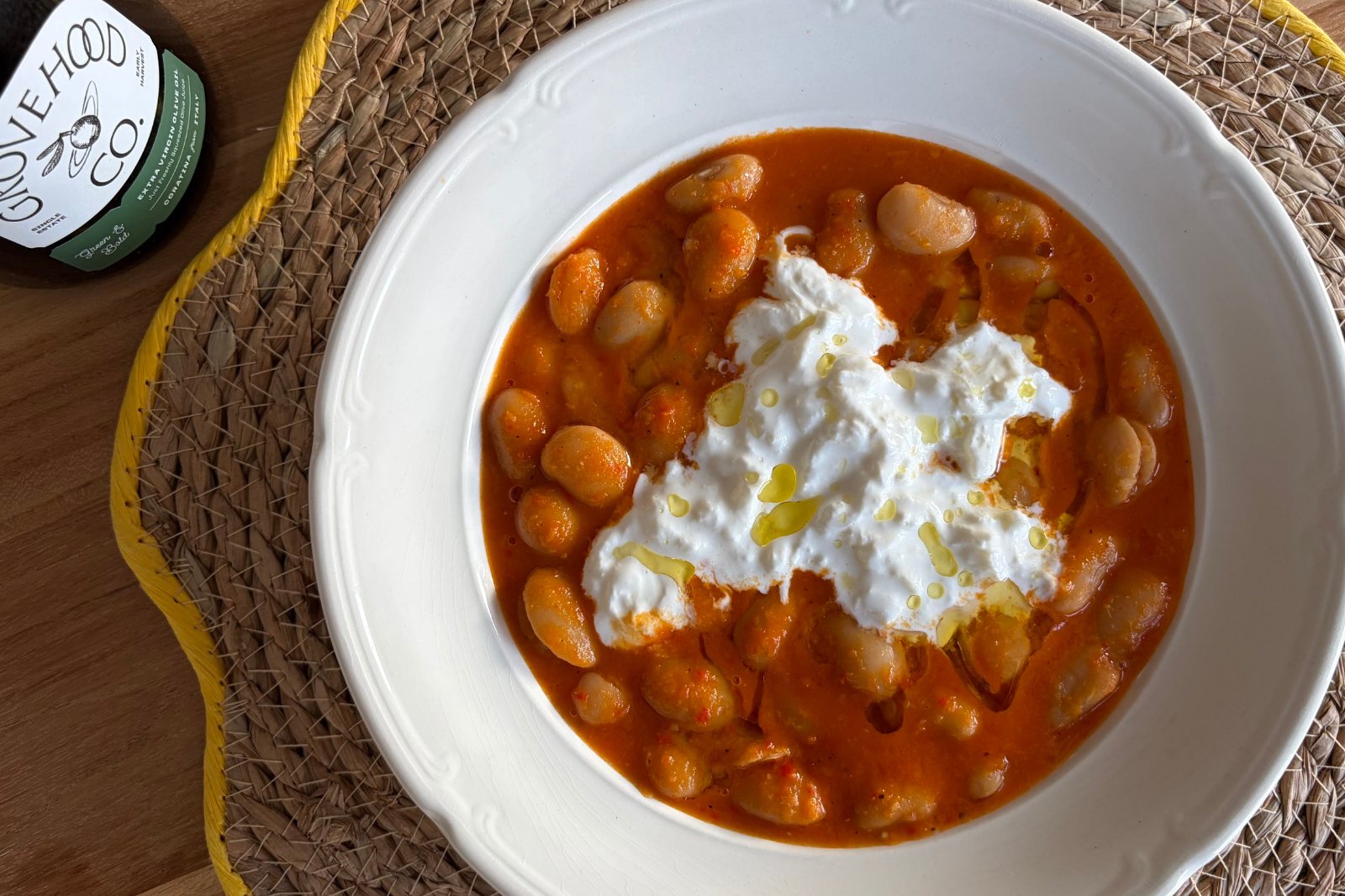 Easy Smoky Paprika, Tomato Butter Beans