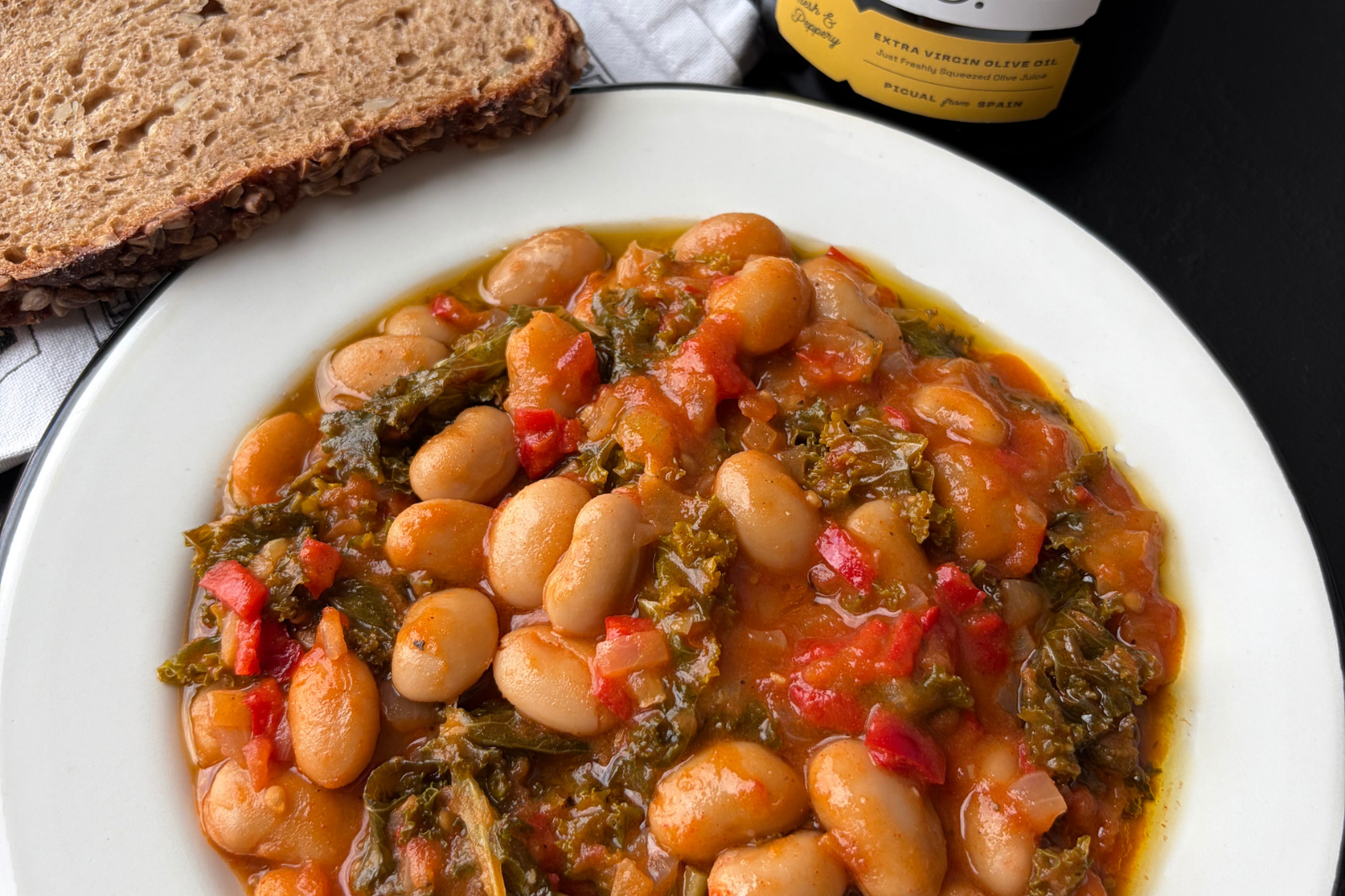 Creamy Butter Bean & Kale Stew
